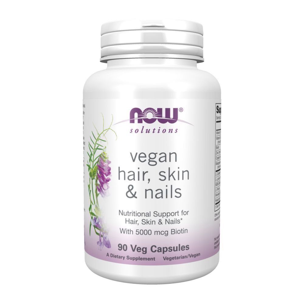 (12.02 Ожидание) Vegan Hair, Skin & Nails - 90 vcaps