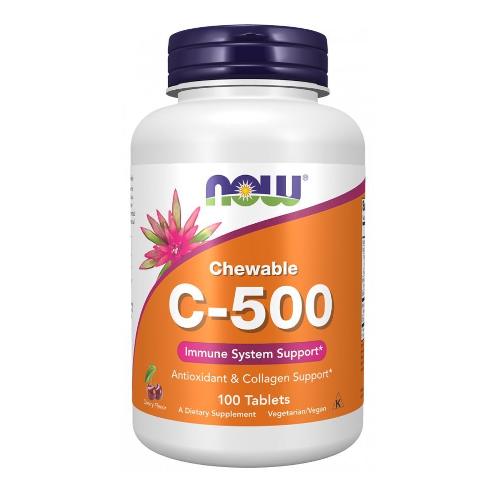 (12.02 Ожидание) Vitamin C-500 - 100 tabs Cherry