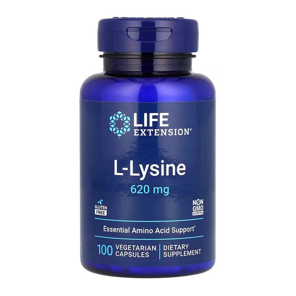 L-Lysine 620 mg - 100 vcaps (До 11.26)