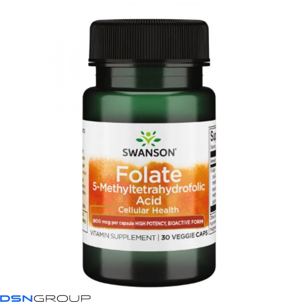Folate 800mcg - 30veg caps 100-48-5120340-20 фото Folate 800mcg - 30veg caps