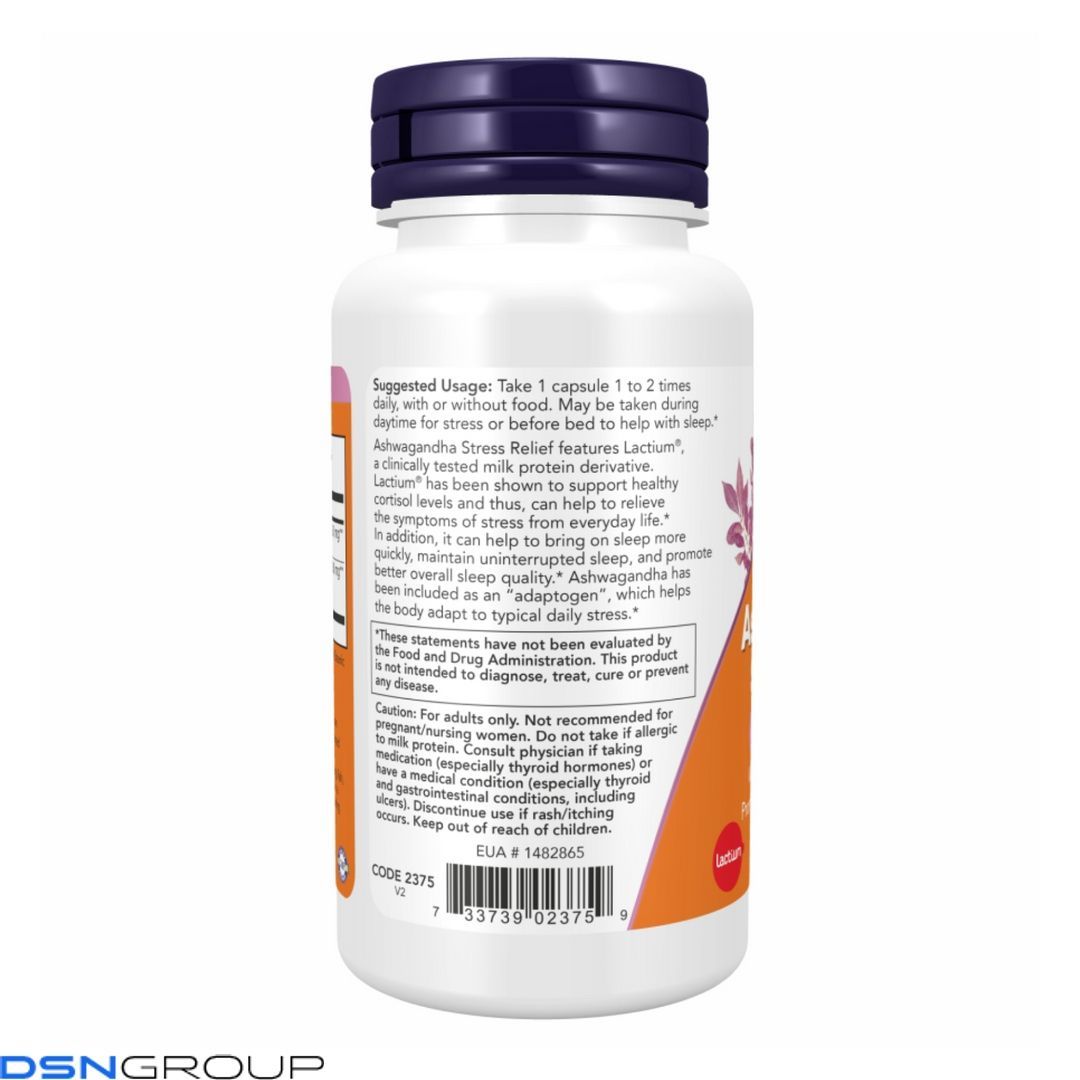 (12.02 Очікування) Ashwagandha Stress Relief - 60 vcaps
