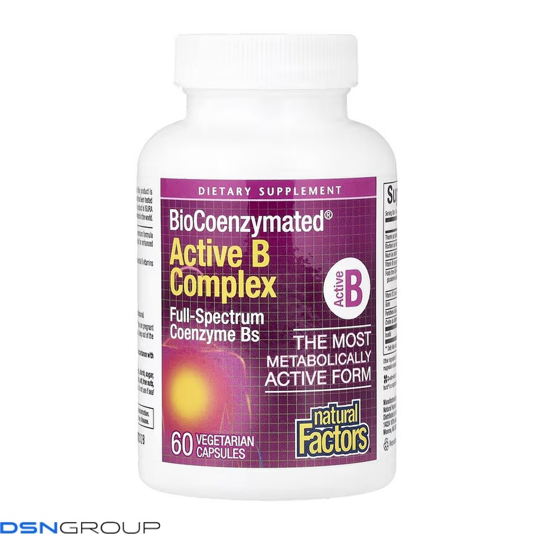 BioCoenzymated Active B Complex - 60 caps