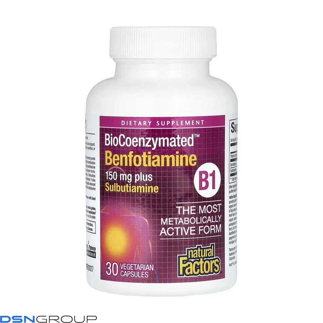 BioCoenzymated Benfotiamine - 30 caps