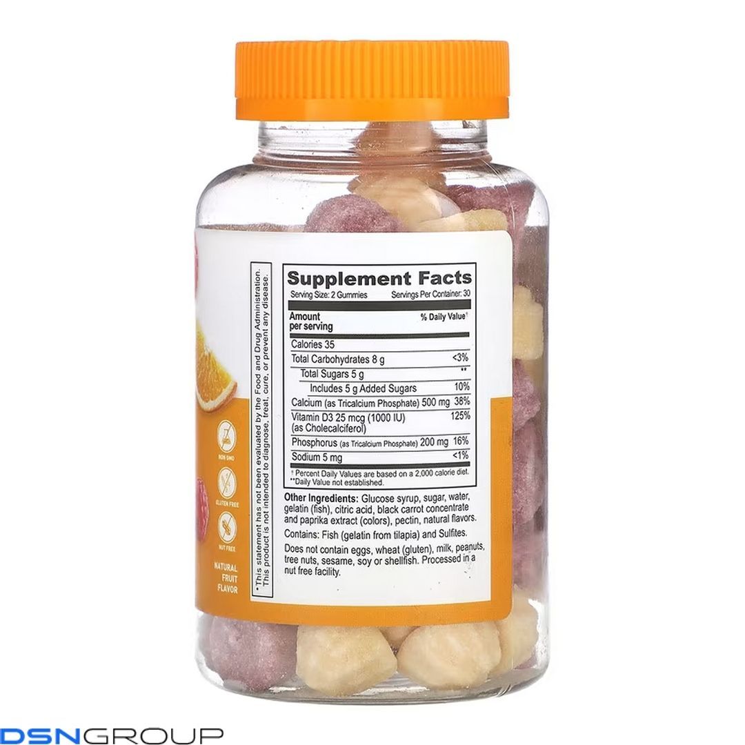 Calcium + Vitamin D Adult - 60 gummies