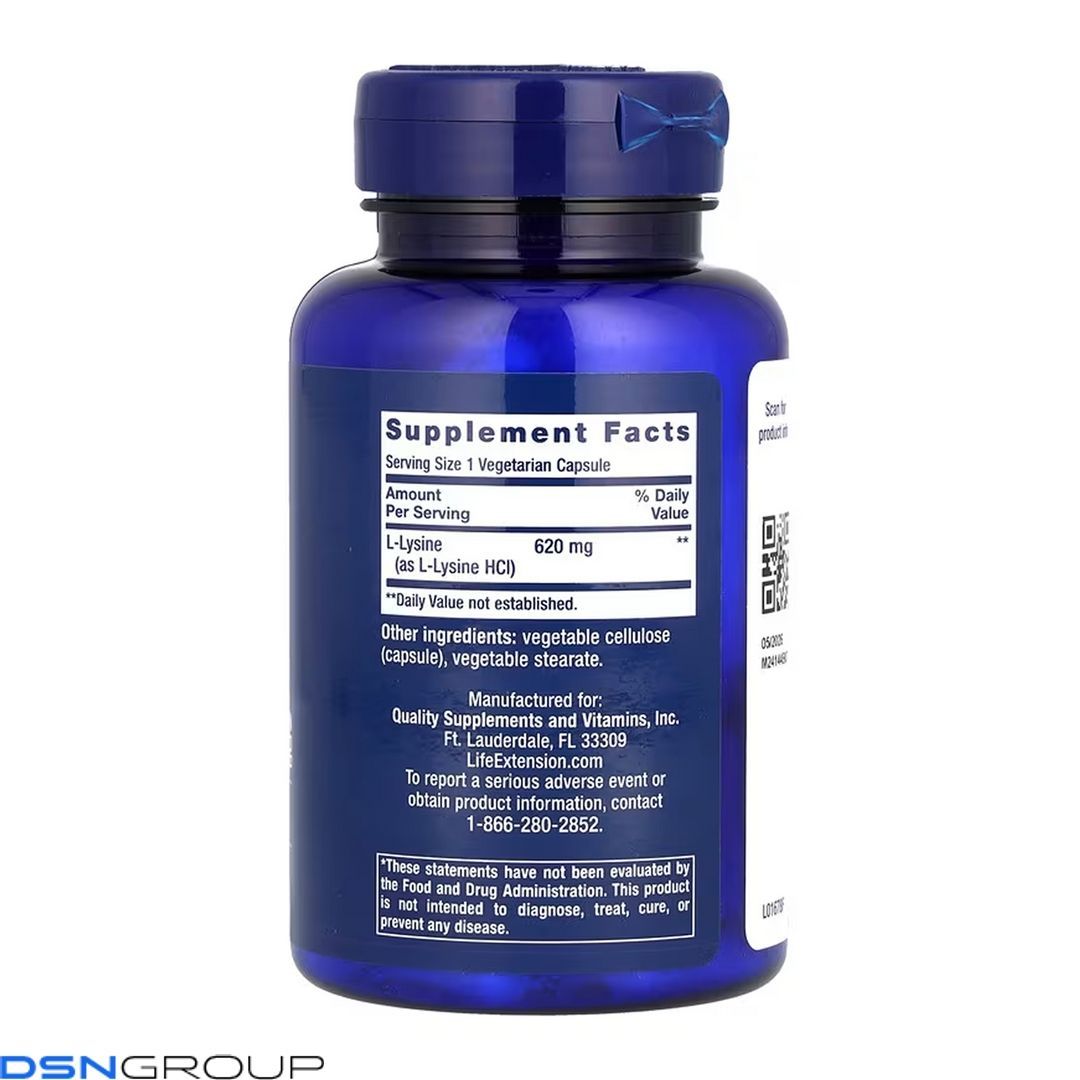 L-Lysine 620 mg - 100 vcaps (До 11.26)