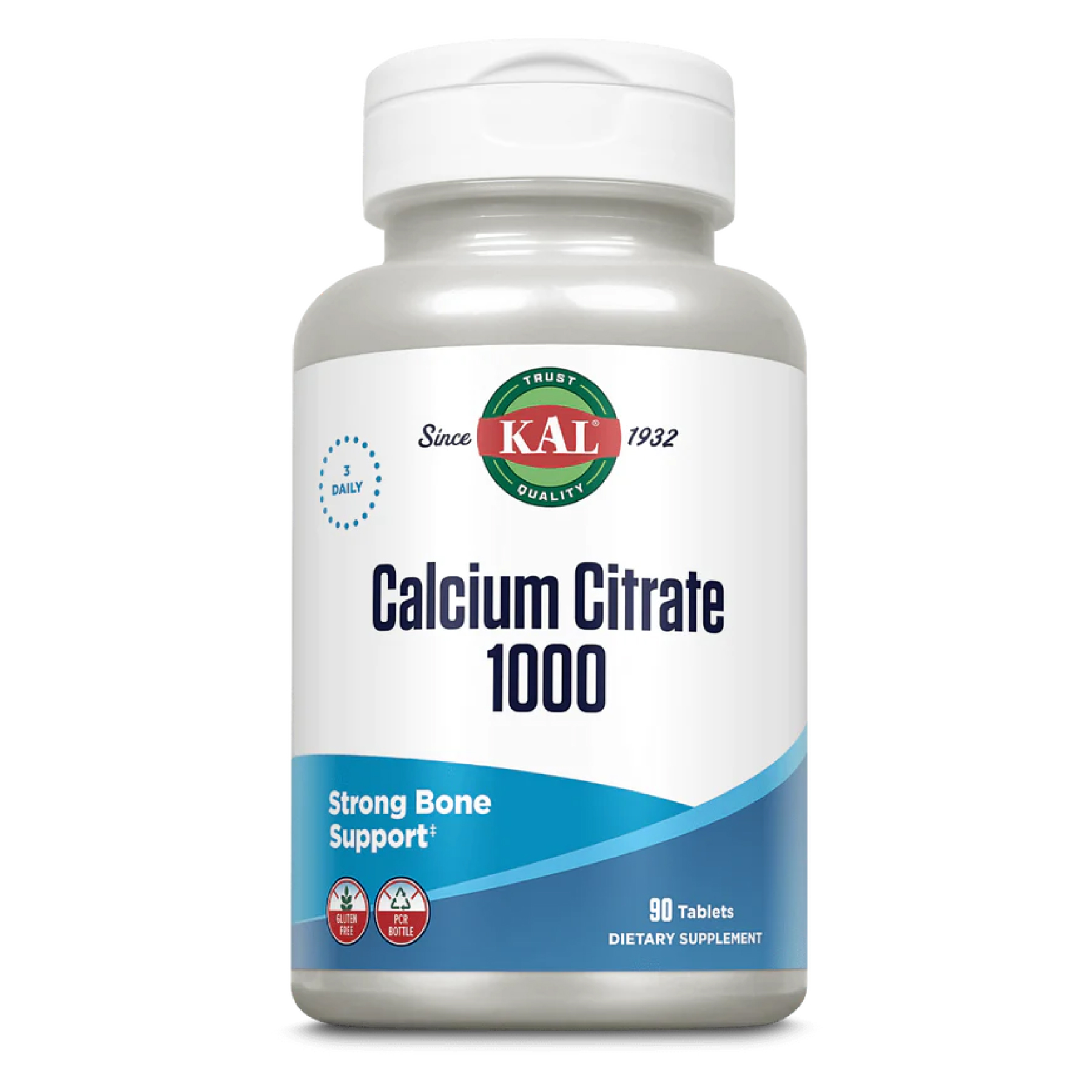 Кальцій цитрат KAL Calcium Citrate 1000 мг, 90 таблеток