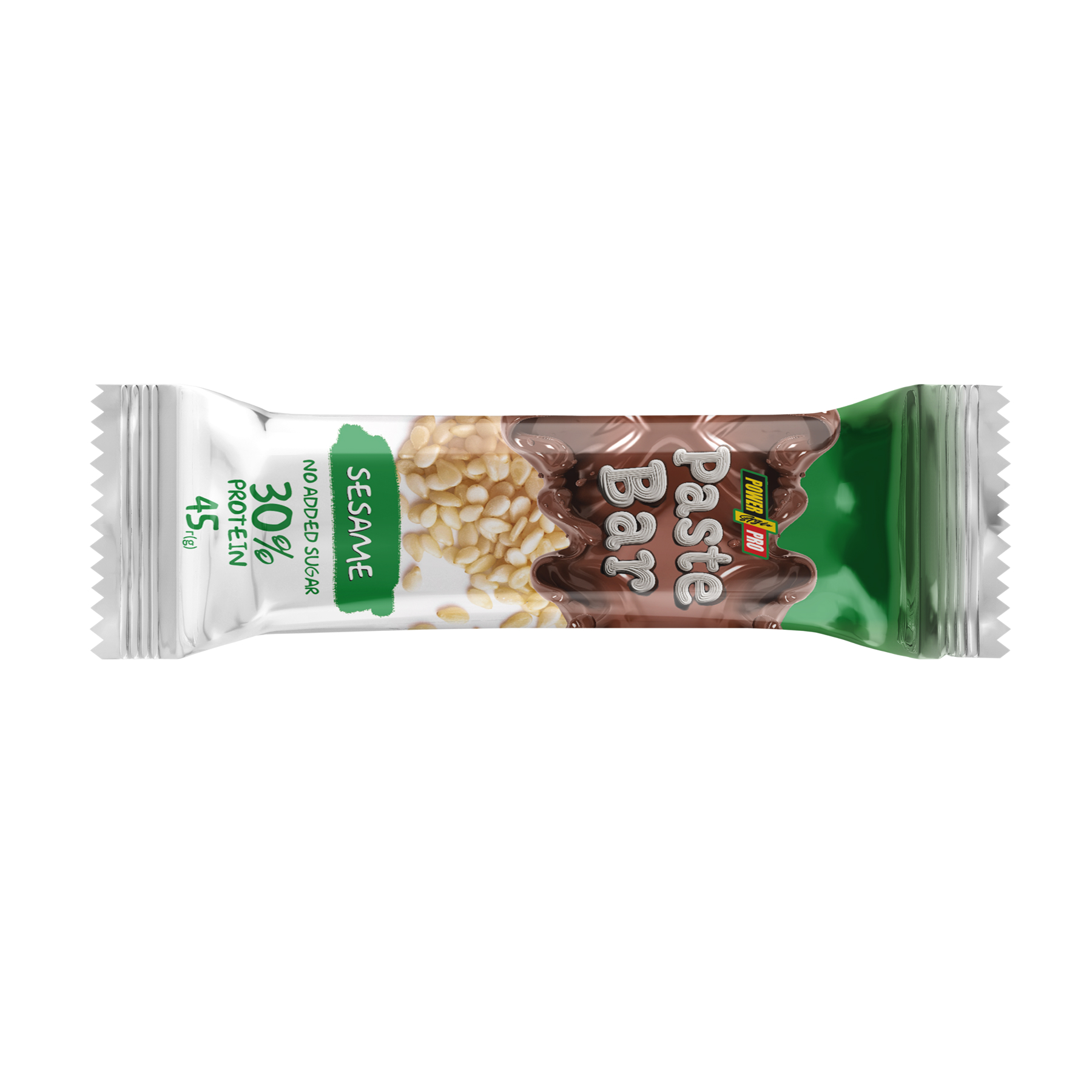 Протеїновий батончик Power Pro Paste Bar з кунжутом, 12 шт × 45 г