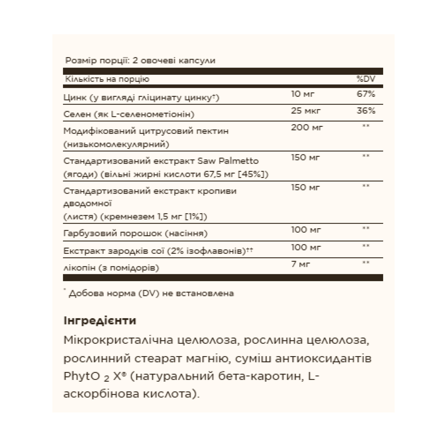 Solgar Prostate Support — комплекс для простаты, 60 капсул