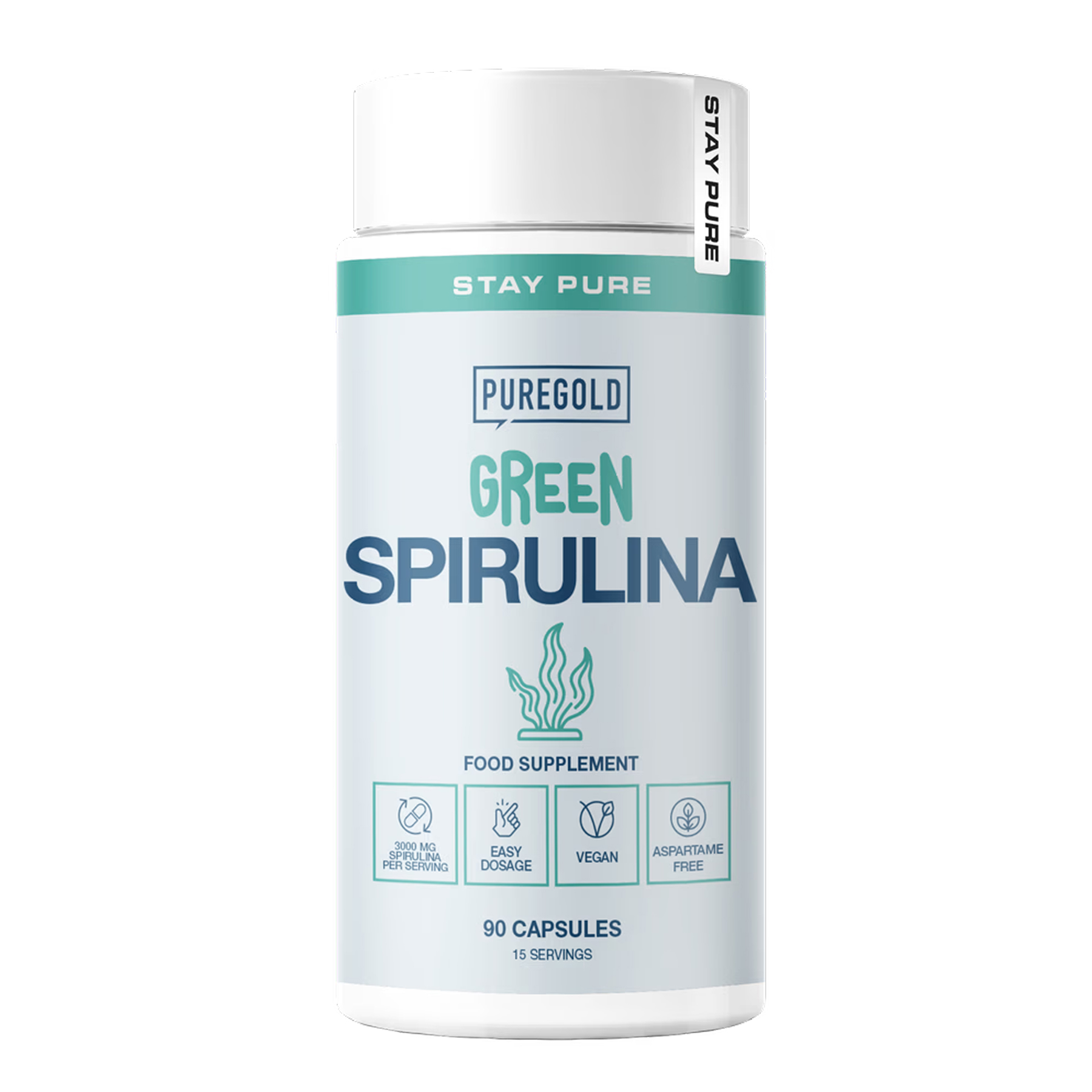 Спіруліна Pure Gold, 90 капсул