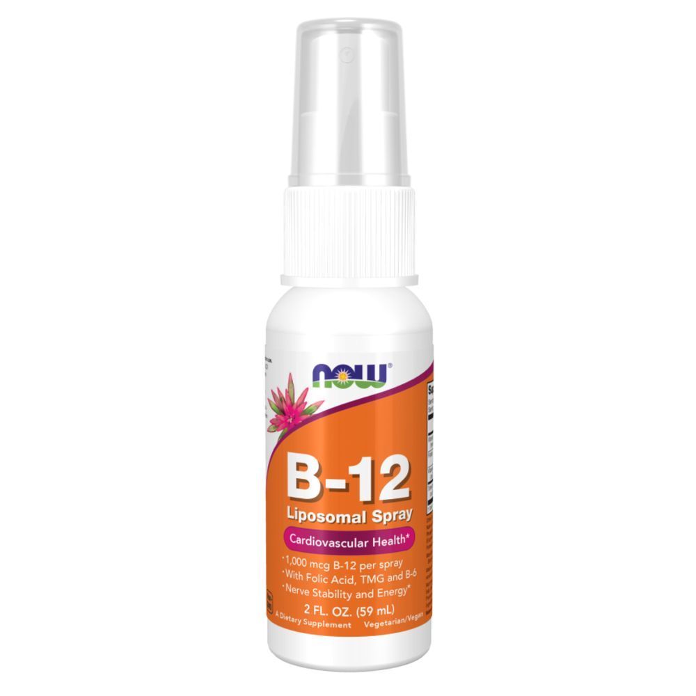 (12.02 Ожидание) Vitamin B-12 Liposomal Spray - 59ml (2oz)