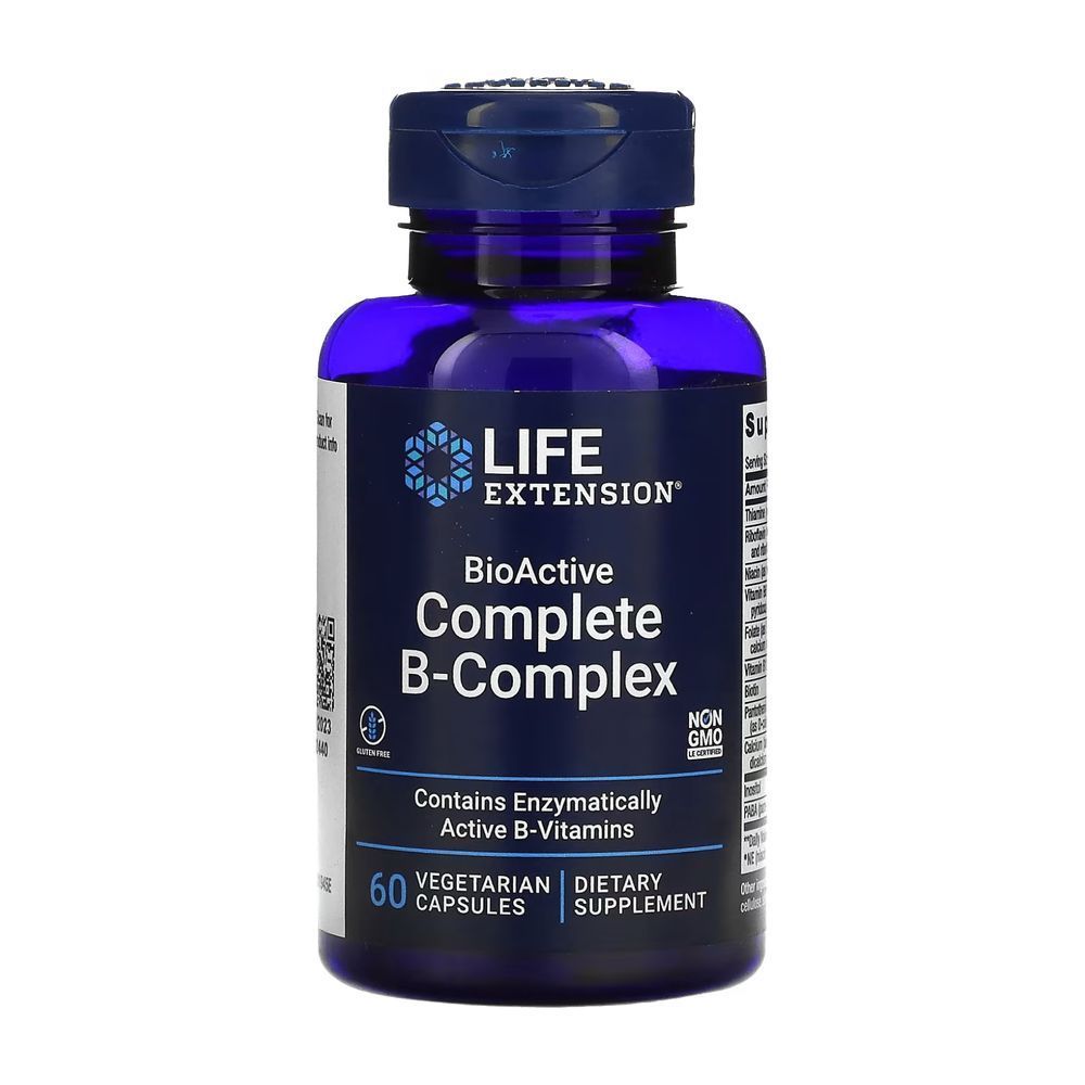 BioActive Complete B-Complex - 60 vcaps (Повреждена банка)