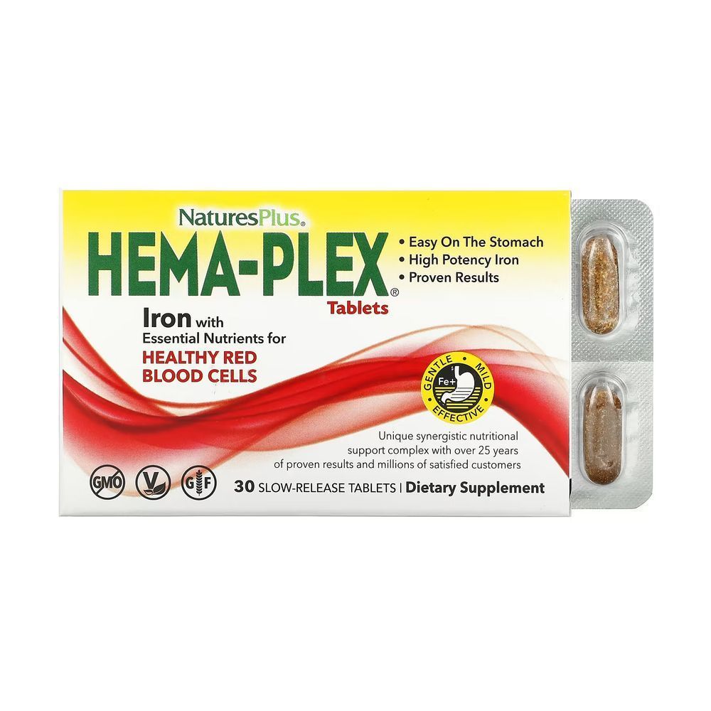 Hema-Plex - 30 tabs (blister) (Повреждена упаковка)