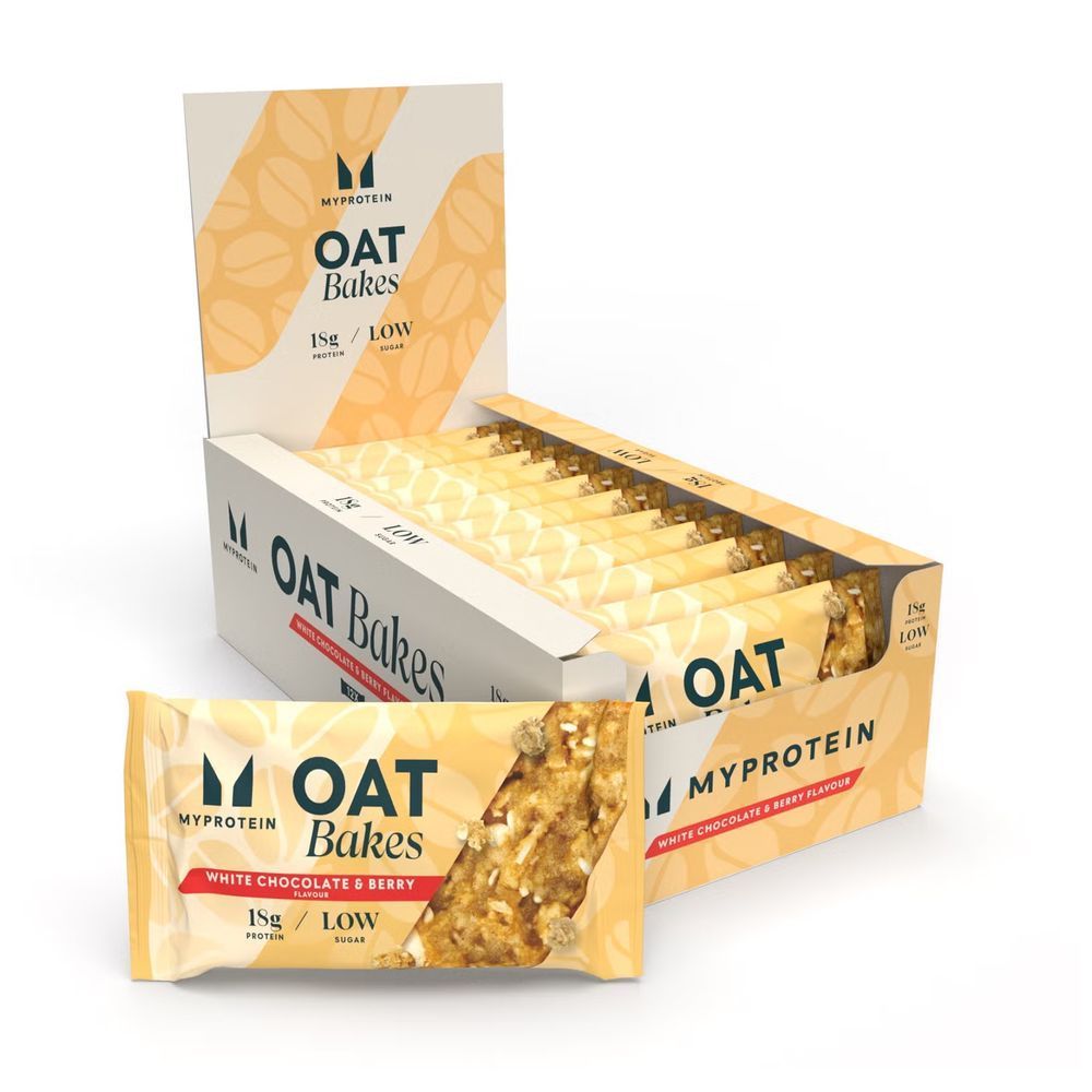 Oat Bakes - 12x75g White Choc & Berry Flavour (Повреждена упаковка)