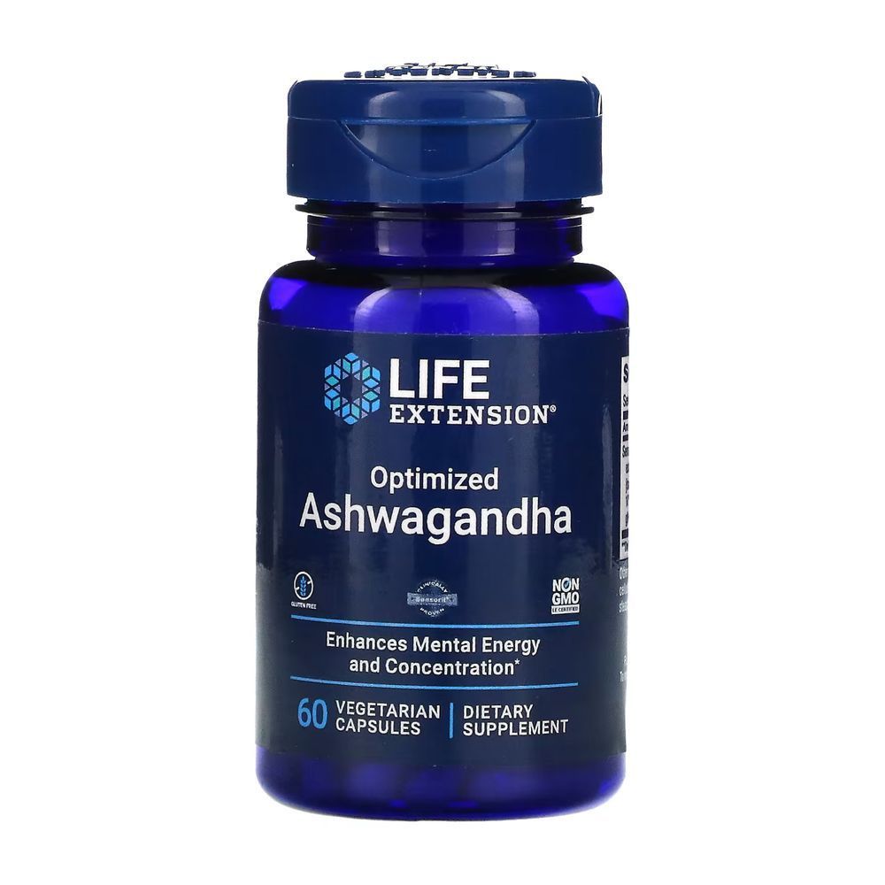 Optimized Ashwagandha - 60 vcaps (Повреждена банка)