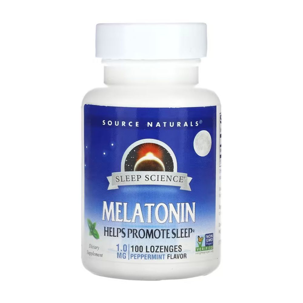 Sleep Science&reg; Melatonin 1mg Peppermint - 100 lozenges