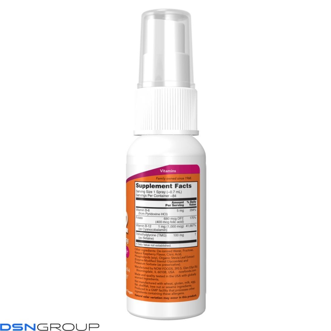 (12.02 Ожидание) Vitamin B-12 Liposomal Spray - 59ml (2oz)