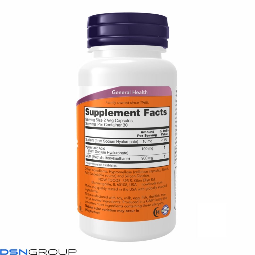 (12.02 Ожидание) Hyaluronic Acid 50 mg - 60vcaps