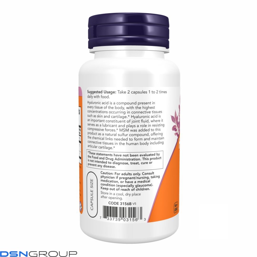 (12.02 Ожидание) Hyaluronic Acid 50 mg - 60vcaps