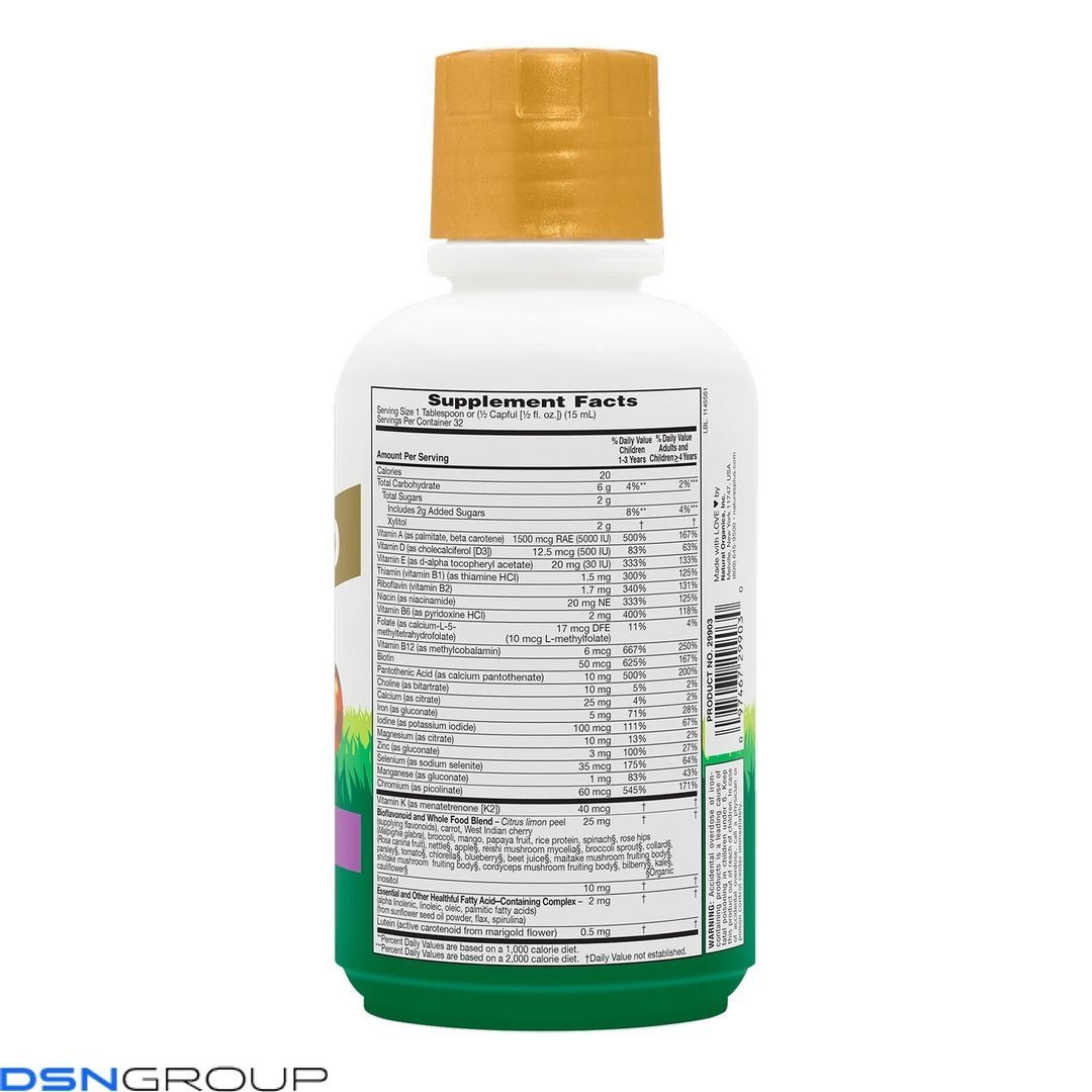 Children&rsquo;s Gold Multivitamin Liquid - 480 ml Tropical Berry