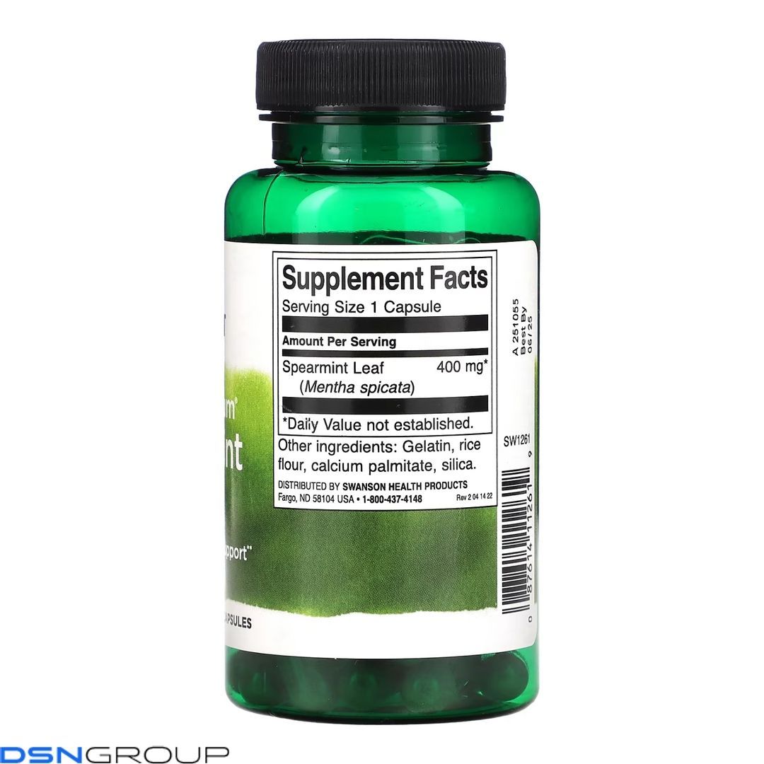Full Spectrum Spearmint Leaf 400mg - 60 caps