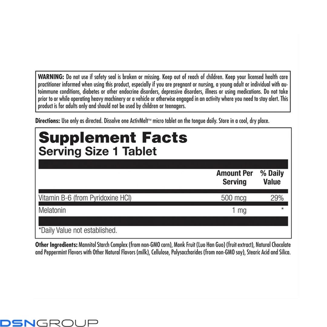 Melatonin 1 mg - 120 micro tabs