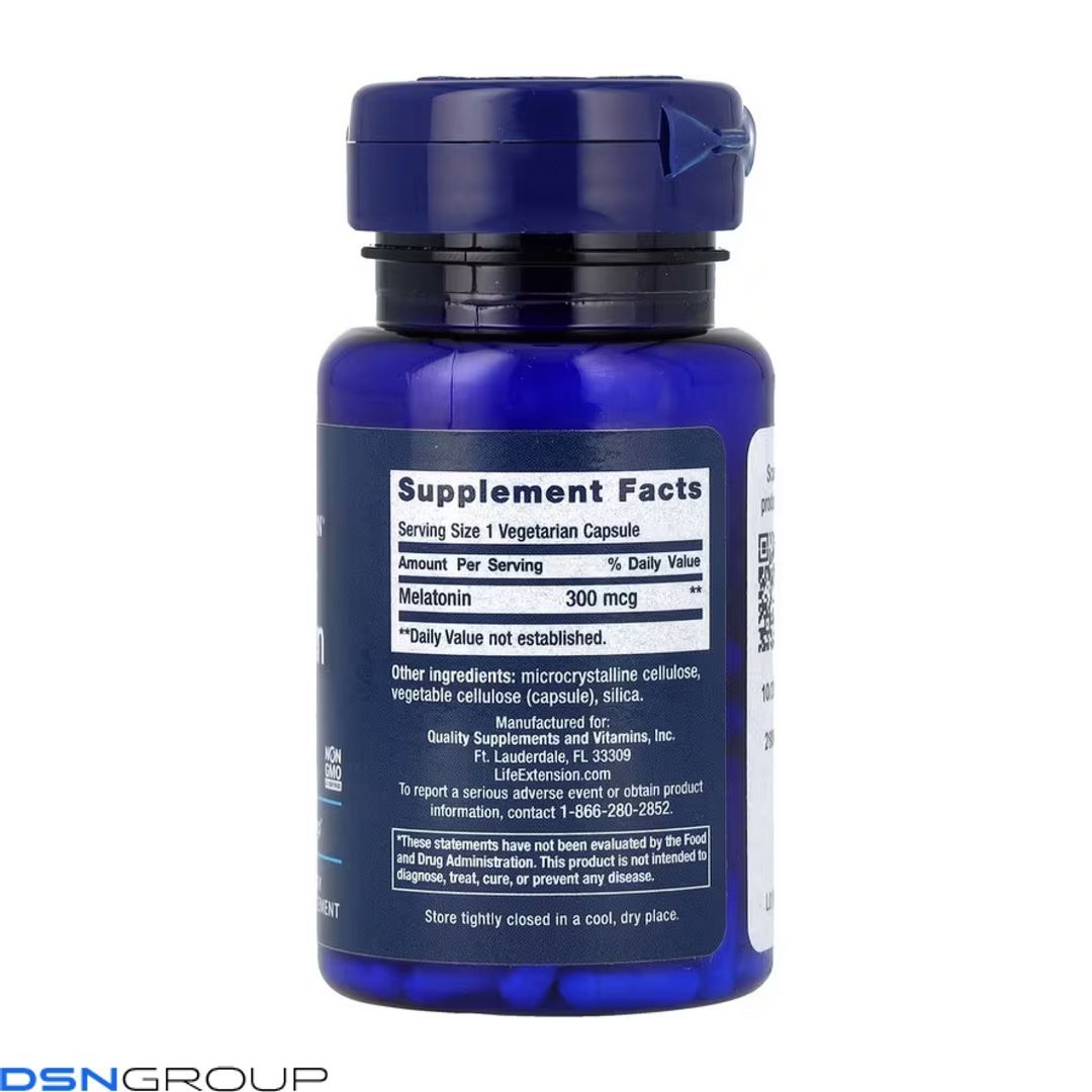 Melatonin 300 mcg - 100 vcaps