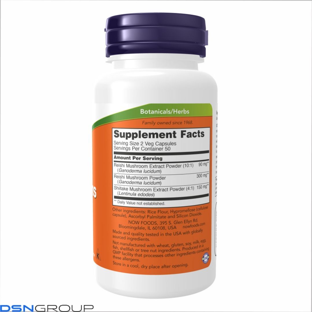 Rei-Shi Mushrooms 270 mg - 100 vcaps