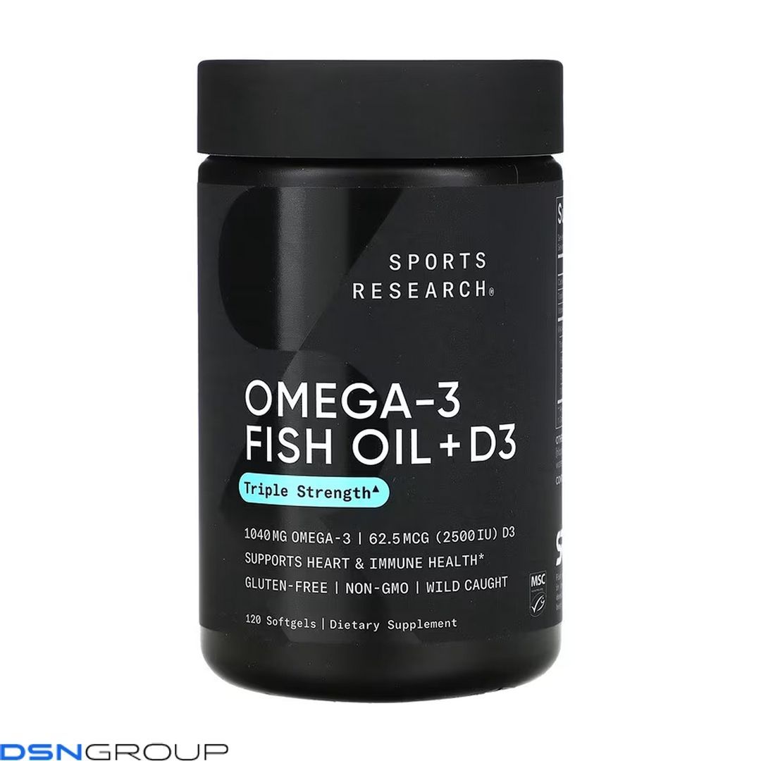 Omega-3 Fish Oil Alask Omega 1250mg + D3 2500IU - 120 softgels 2023-10-6182 фото Omega-3 Fish Oil Alask Omega 1250mg + D3 2500IU - 120 softgels