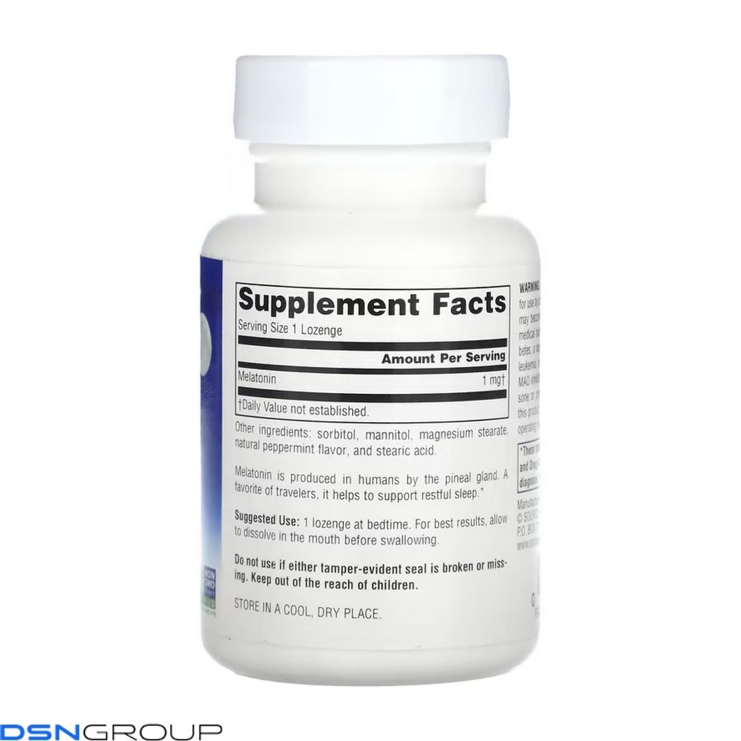 Sleep Science&reg; Melatonin 1mg Peppermint - 100 lozenges
