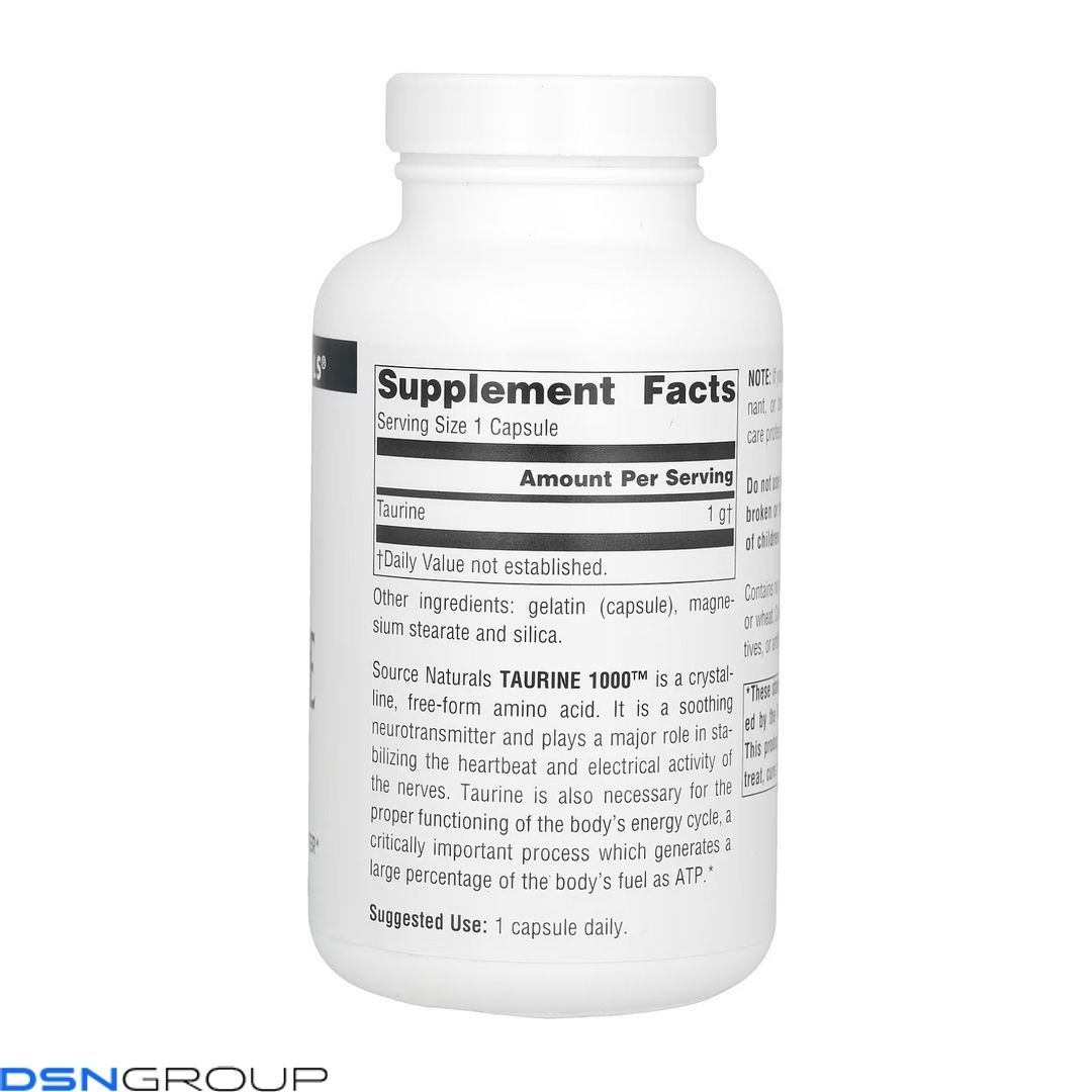Taurine 1000&trade; 1000mg - 120 caps