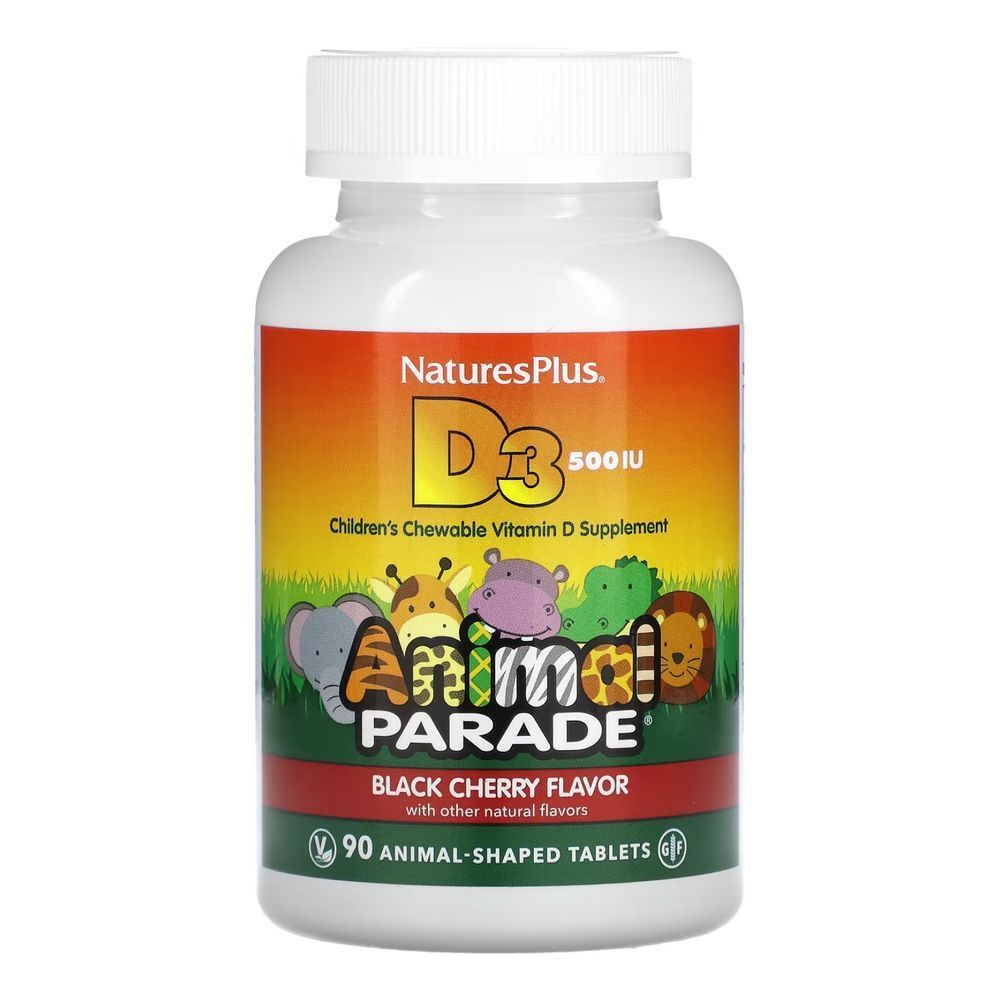 Kids Vit D3 Chewable 500 IU - 90 tabs (Повреждена банка)