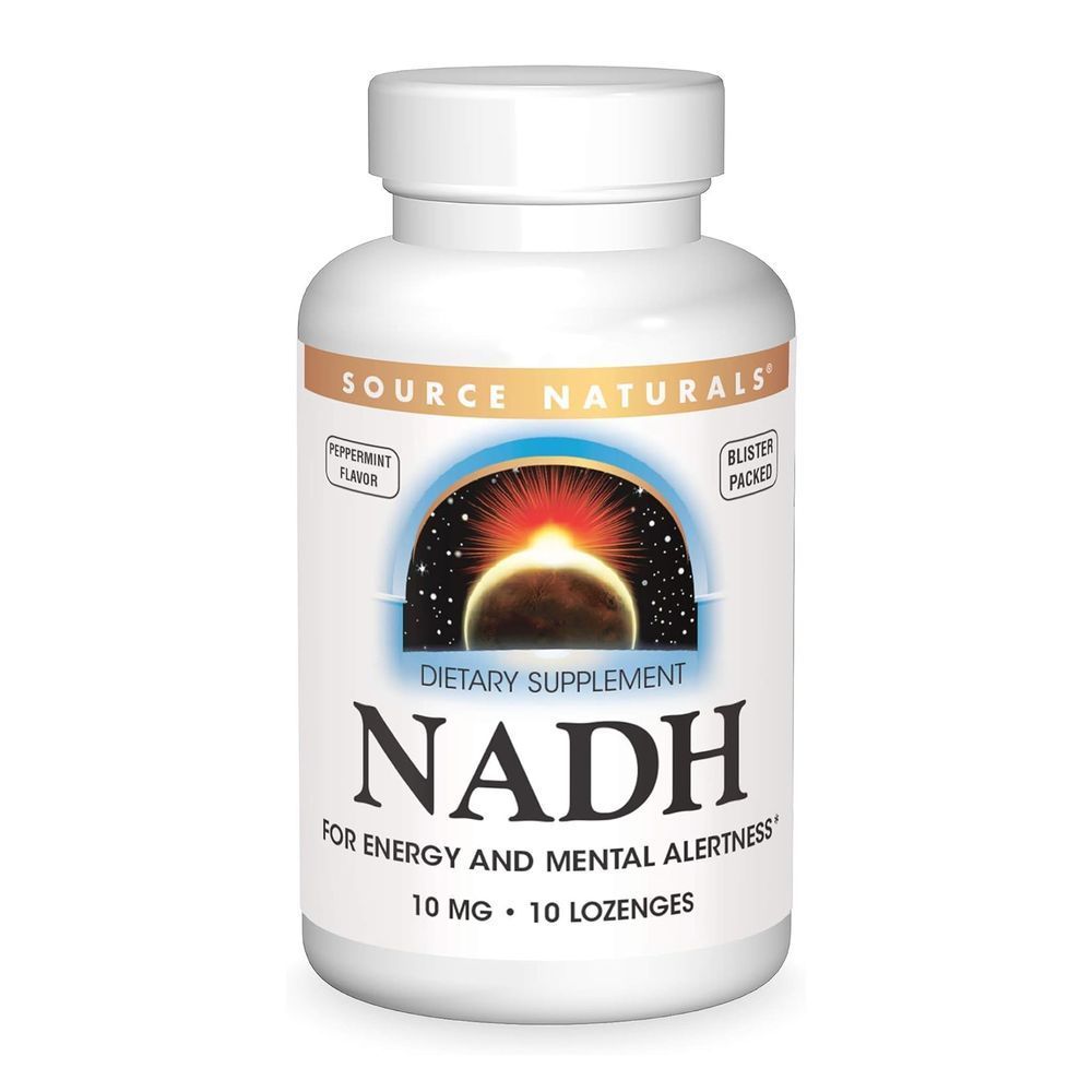 NADH 10mg Peppermint - 10 lozenges (Повреждена пломба)