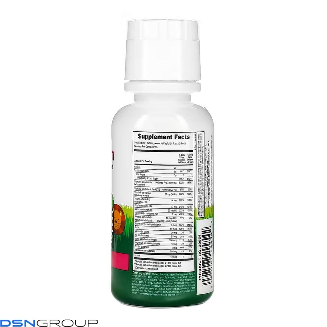 Children&rsquo;s Multivitamin Liquid - 236.56 ml Tropical Berry