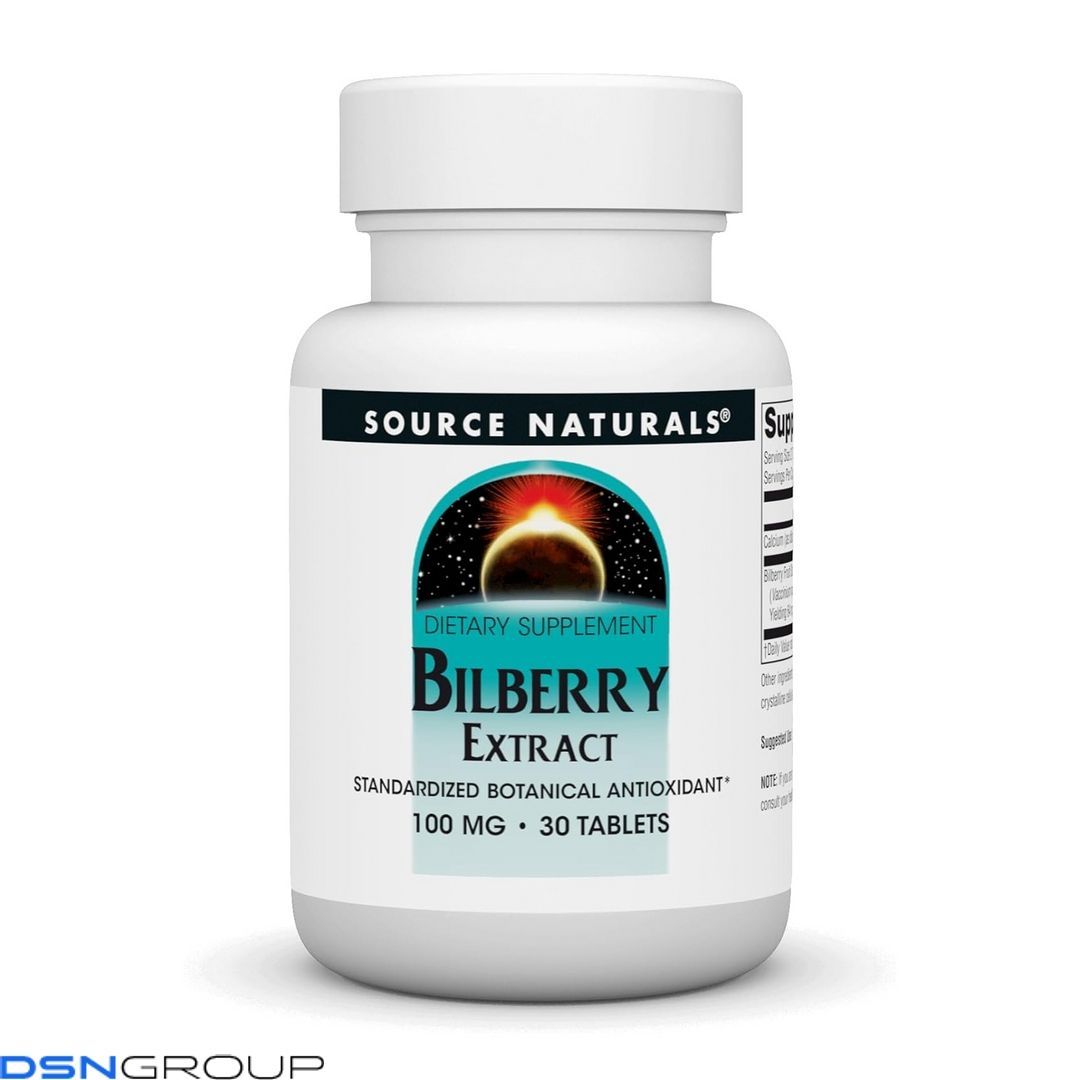 Bilberry Extract 100 mg - 30 tabs 2023-10-6132 фото Bilberry Extract 100 mg - 30 tabs