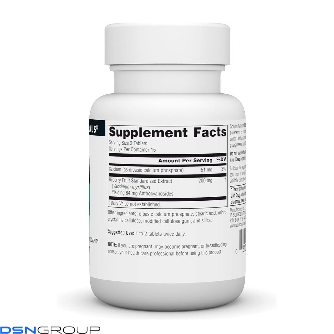 Bilberry Extract 100 mg - 30 tabs 2023-10-6132 фото Bilberry Extract 100 mg - 30 tabs