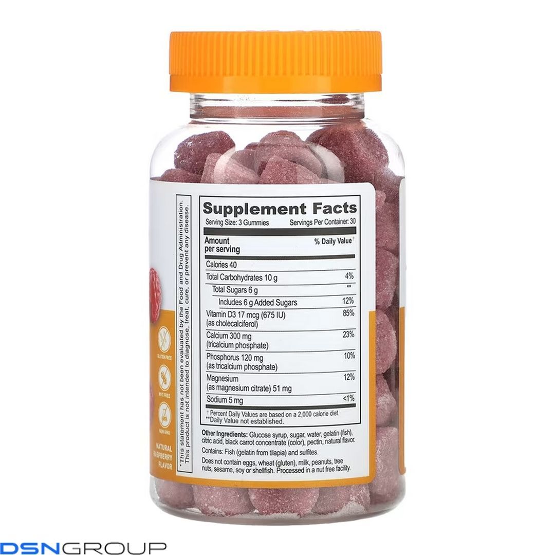 Calcium Magnesium + Vitamin D Adult - 90 gummies