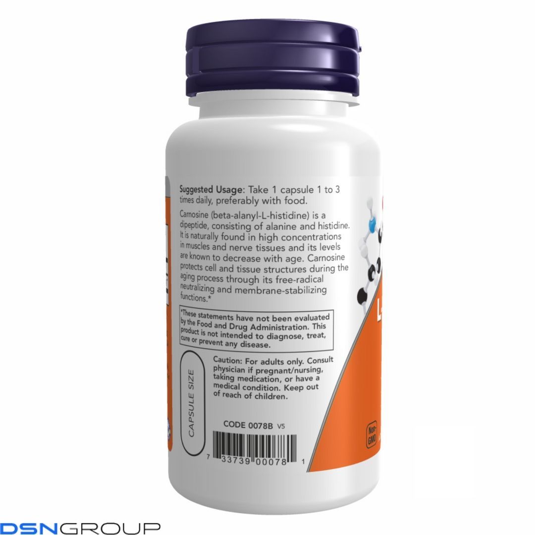 Carnosine 500mg - 50 vcaps