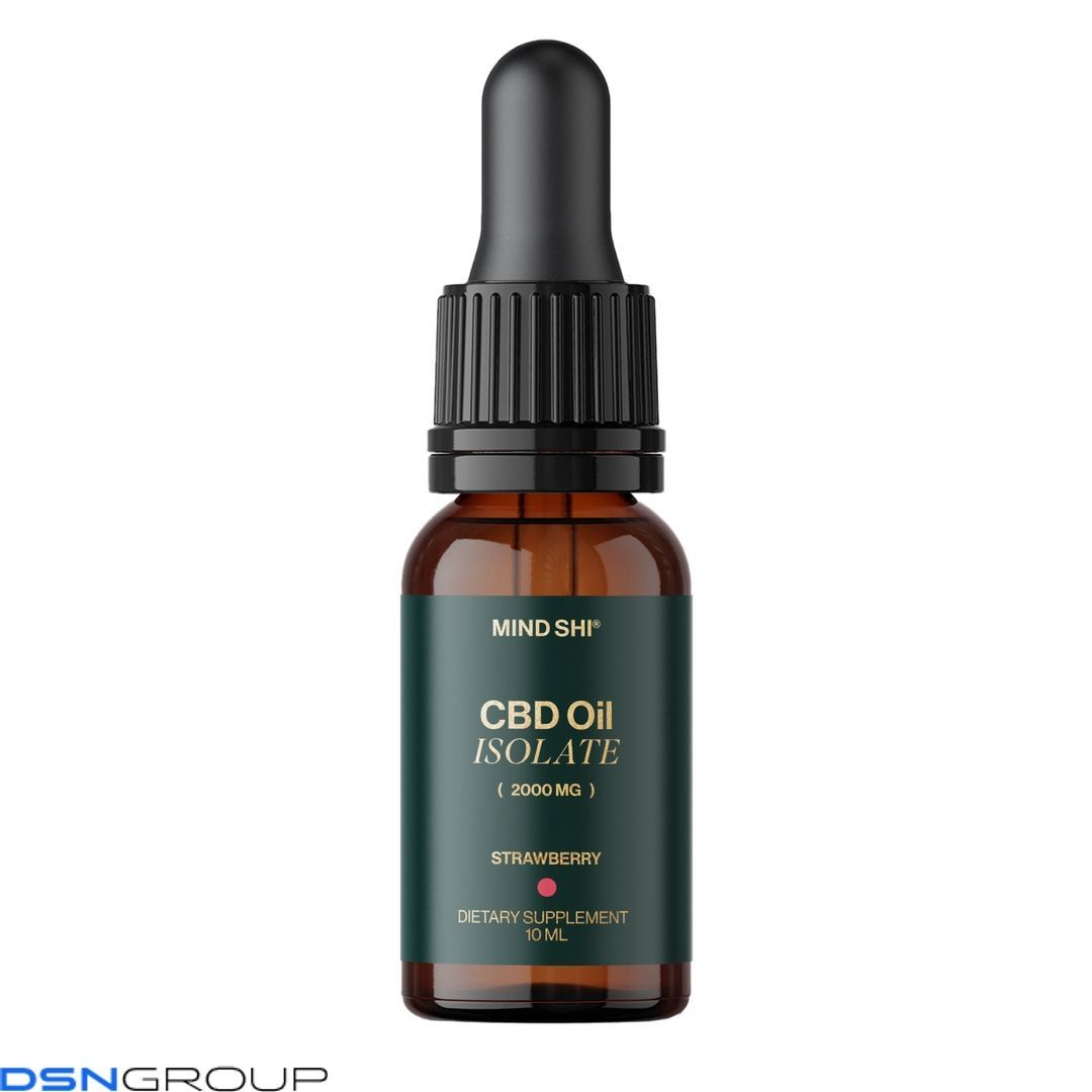 CBD Oil Isolate 2000 mg Strawberry - 10 ml (До 01.27)