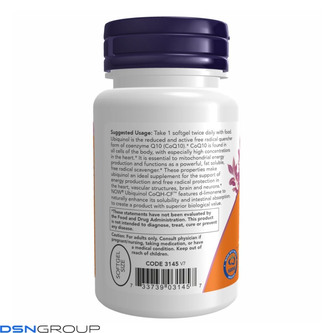 CoQH-CF Ubiquinol - 60 sgels