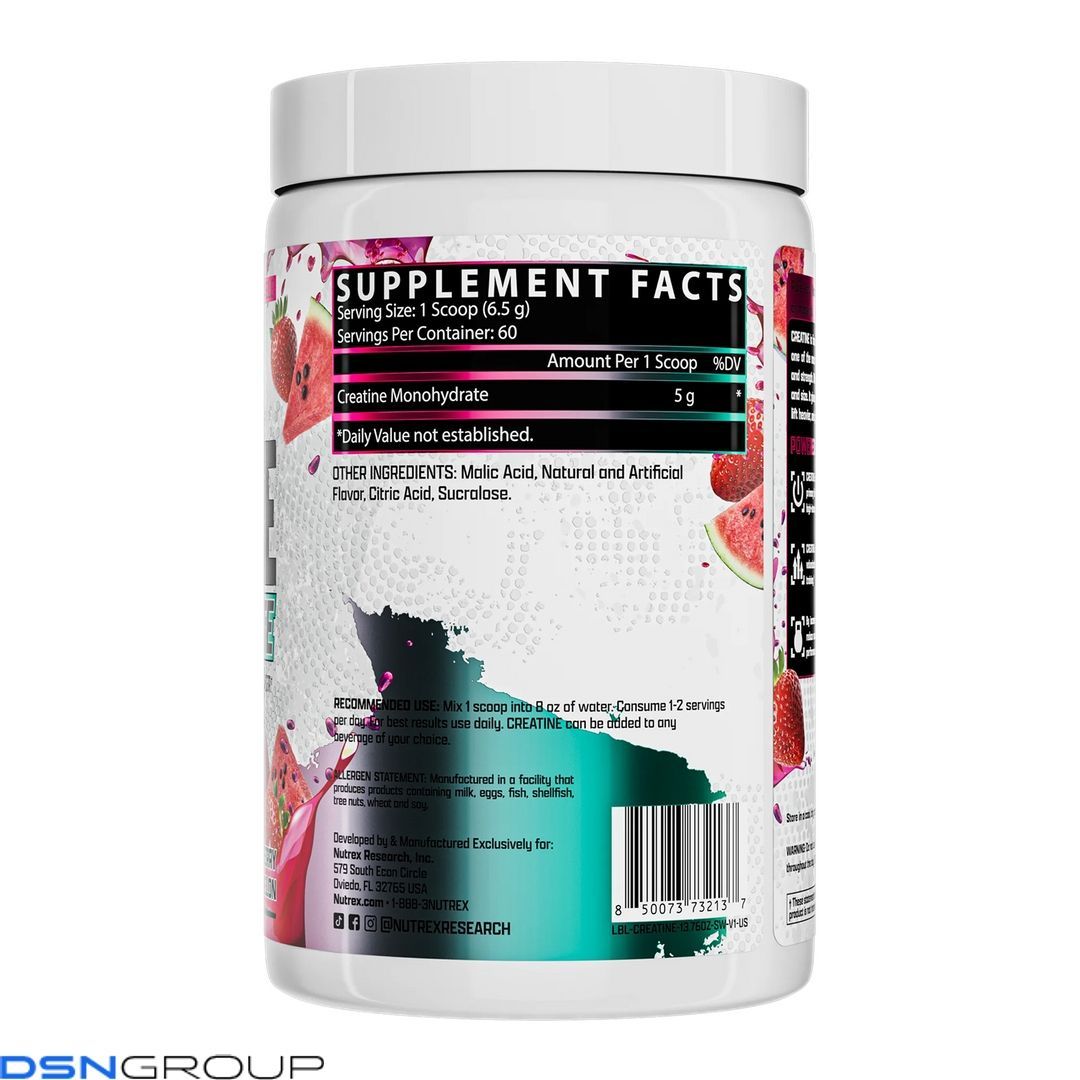 Creatine Monohydrate - 390g Strawberry Watermelon