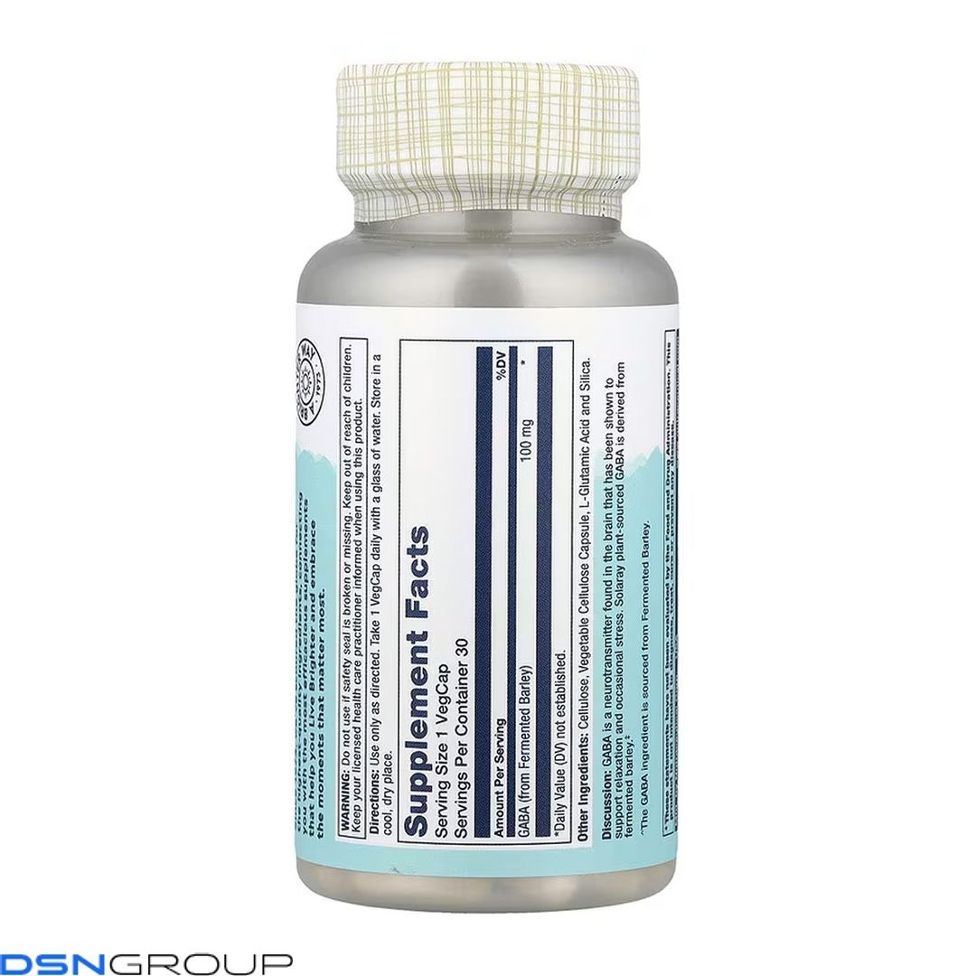 GABA 100mg - 30 caps