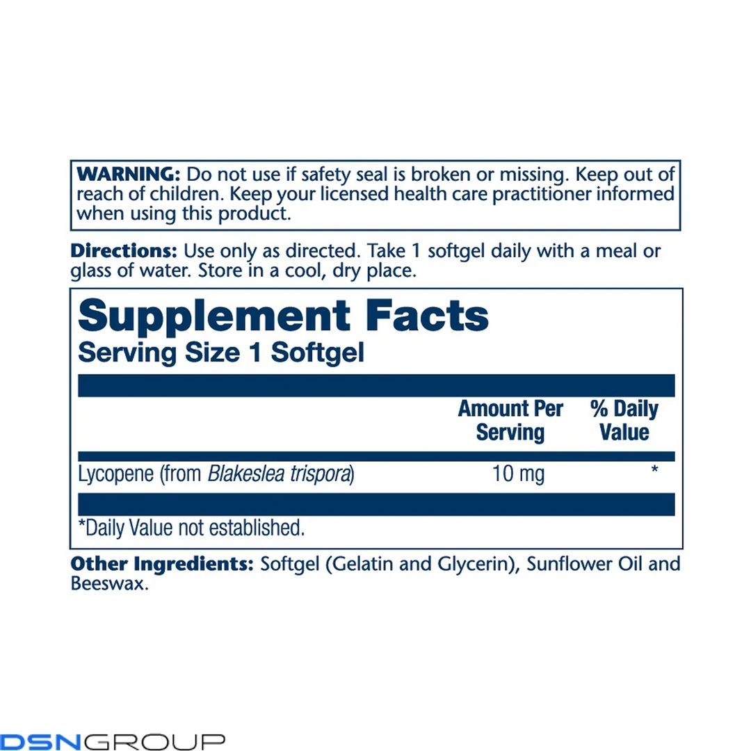 Lycopene 10mg - 60 vcaps