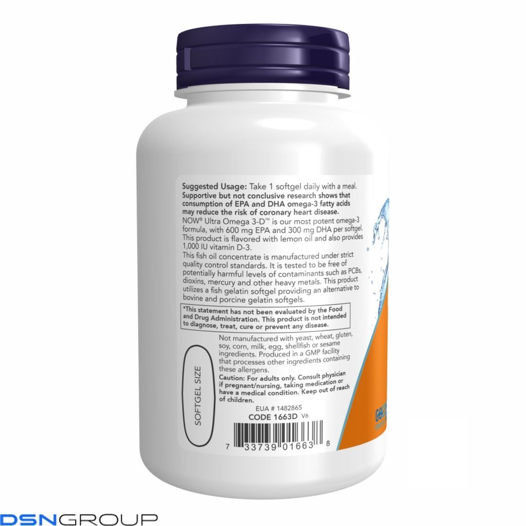 Ultra Omega 3-D Softgels - 90 softgels