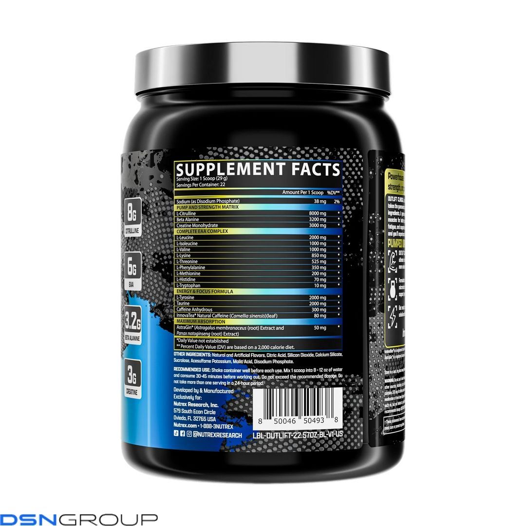 Outlift Clinical - 639.91g Blueberry Lemonade