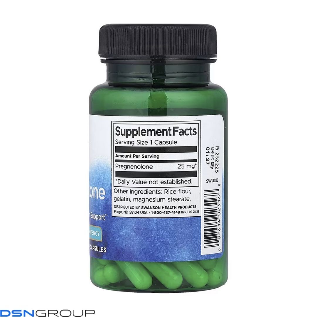 Pregnenolone High Potency 25 mg - 60 caps