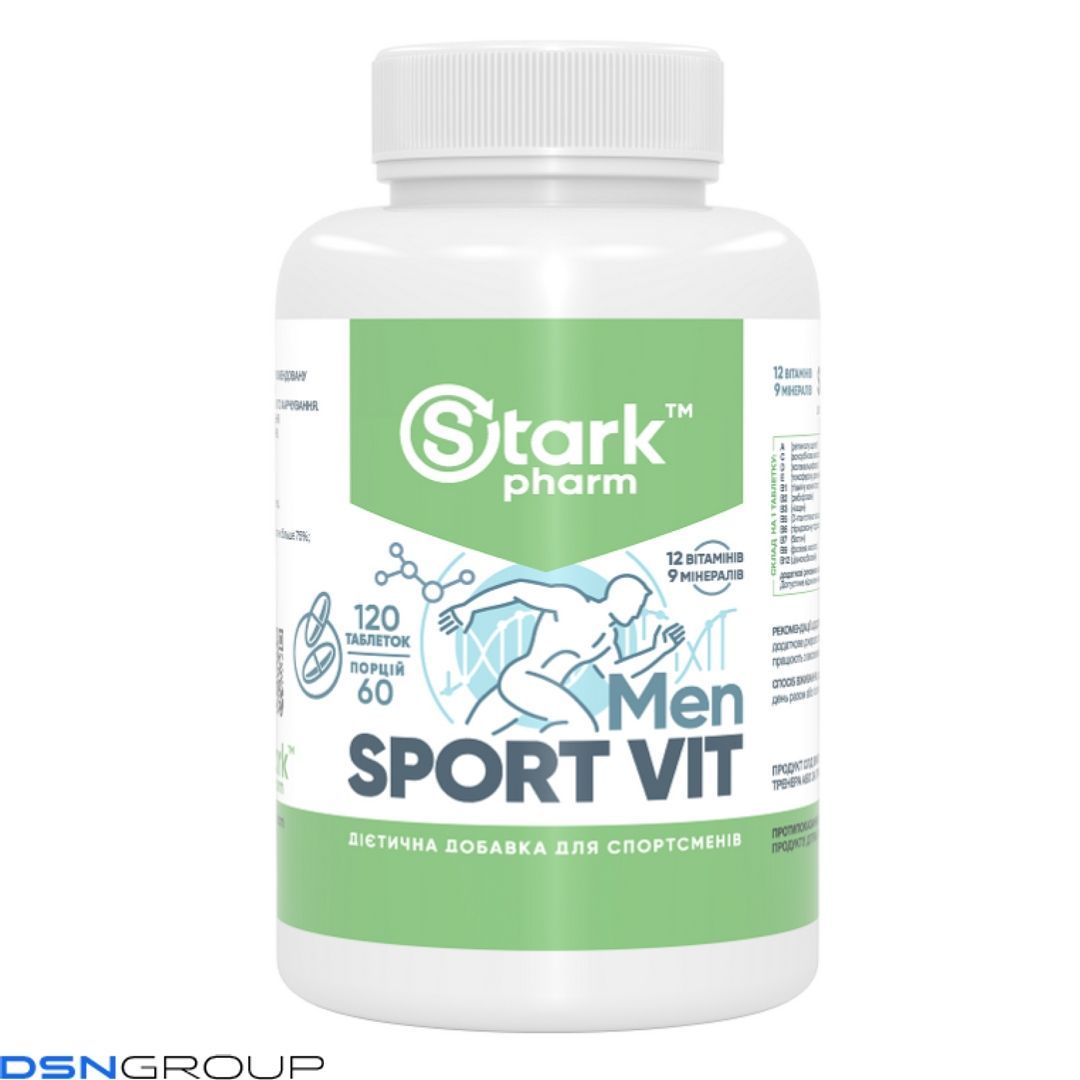 Stark Sport Vit MEN - 120tab (До 09.27) 2024-11-0221 фото Stark Sport Vit MEN - 120tab (До 09.27)