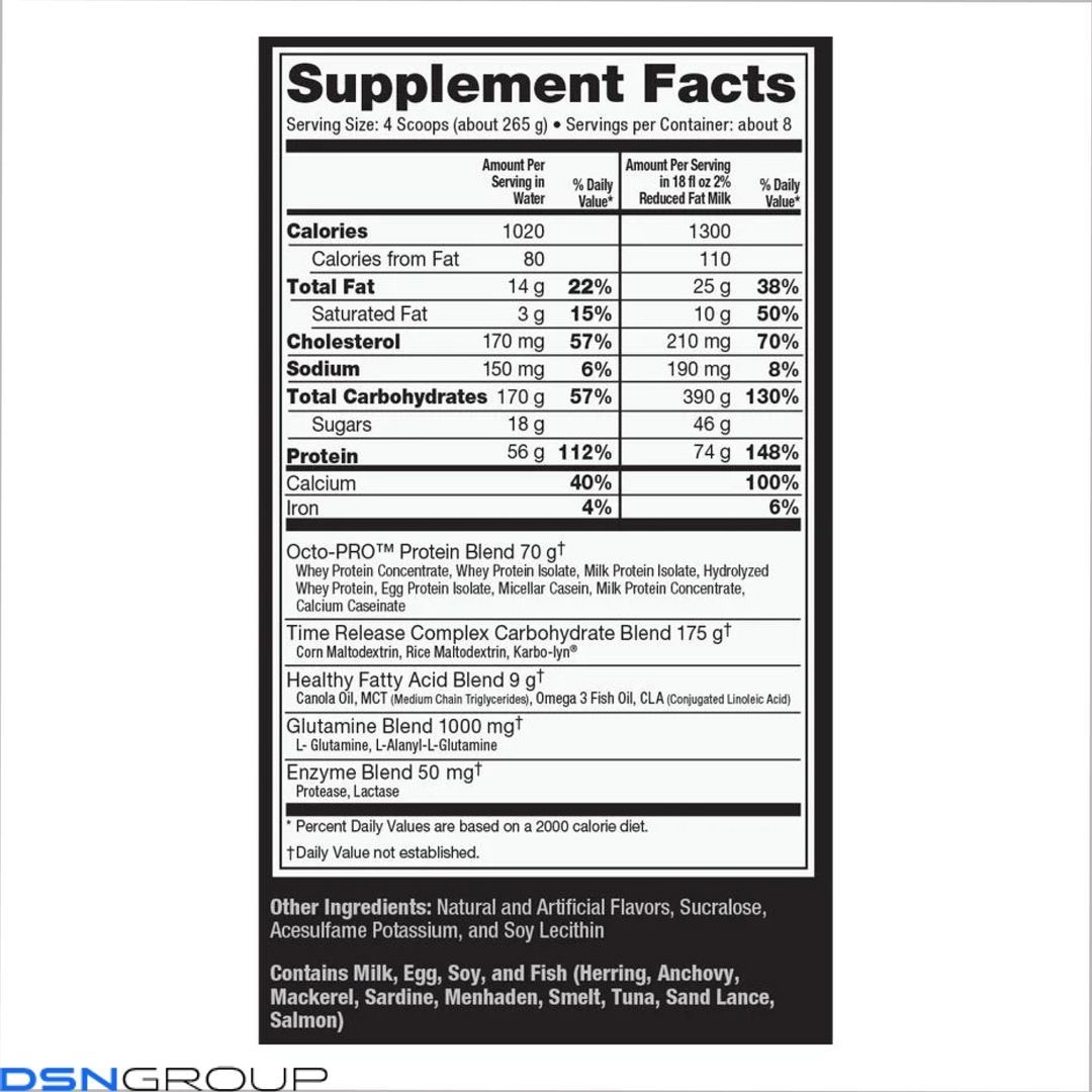 Muscle Juice Revolution 2600 - 5040g Vanilla Creme