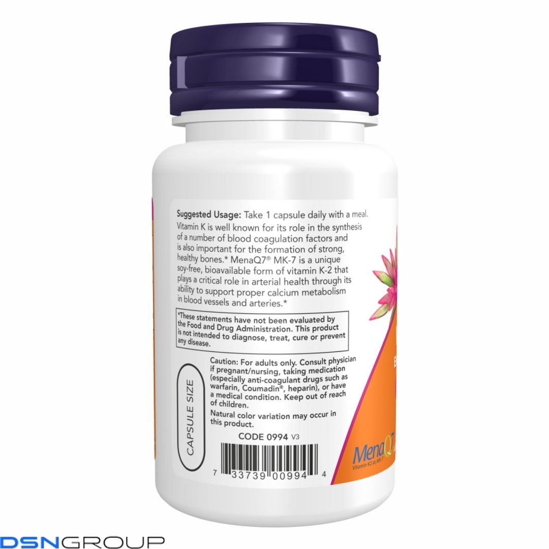 Vitamin K2 (MK-7) 300mcg - 60 vcaps