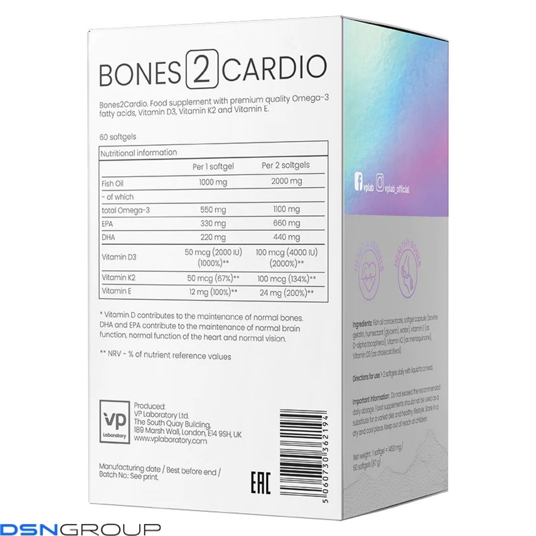 Bones2Cardio - 60 softgels