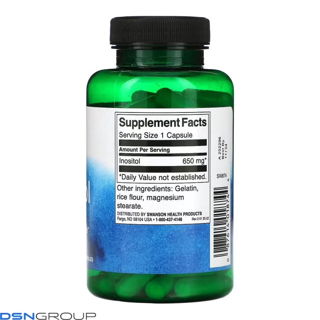 Inositol 650mg - 100 caps